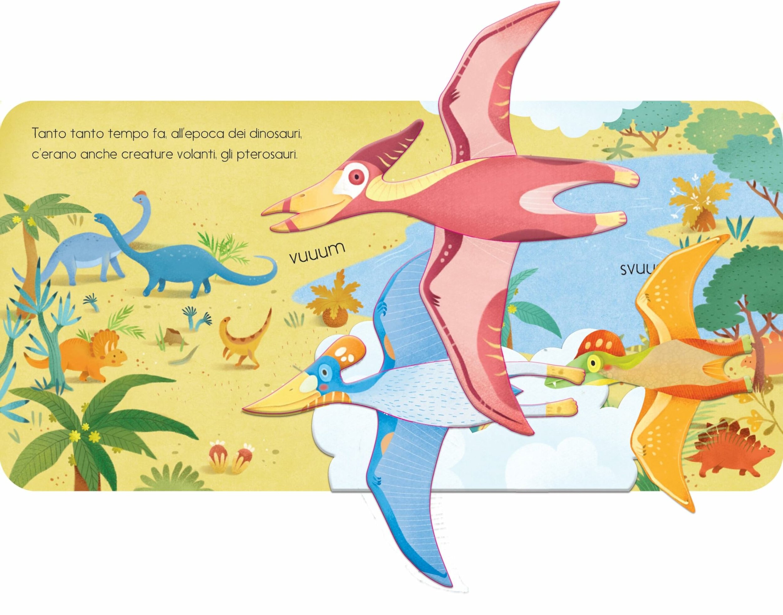 Libro pop-up Usborne I dinosauri, altra pagina