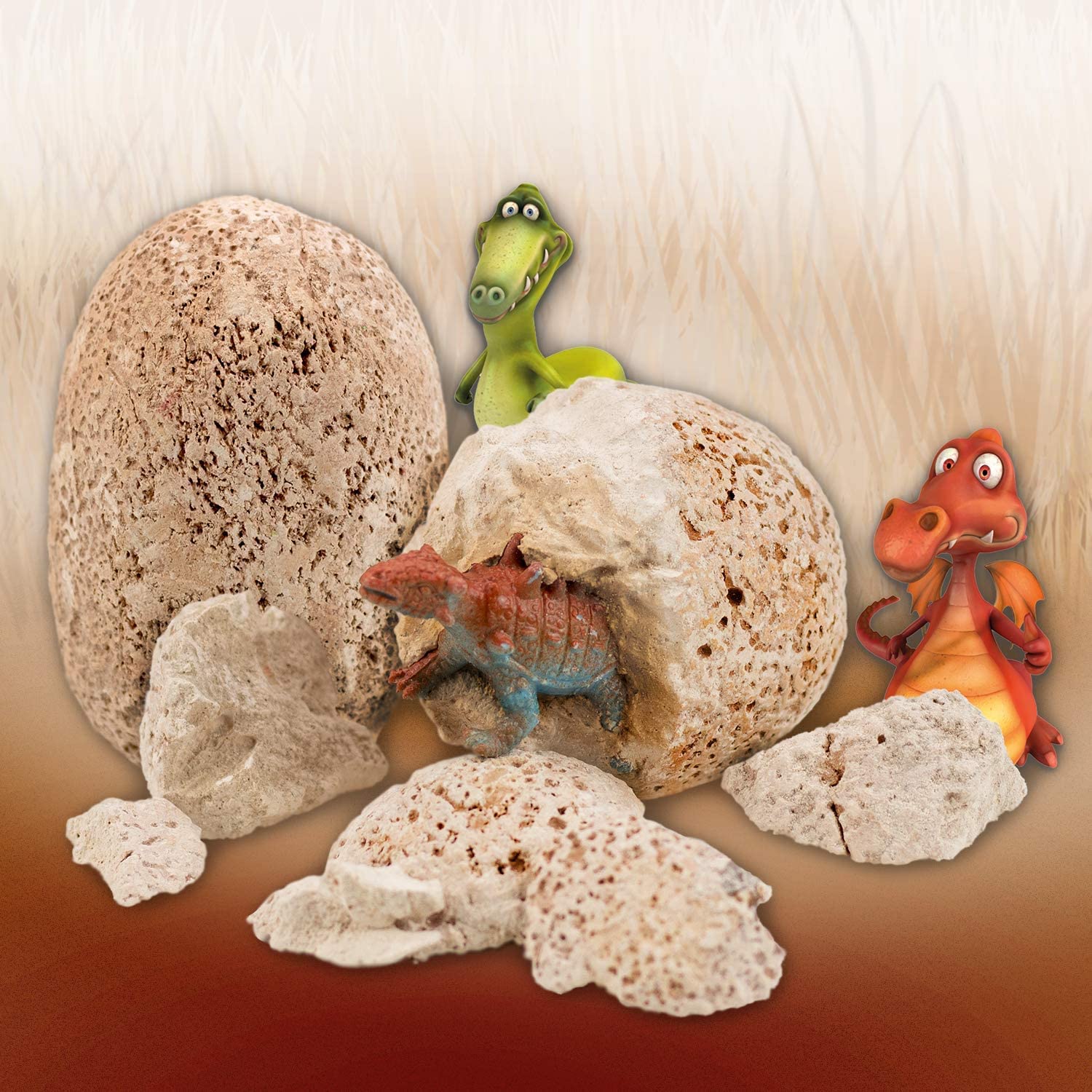 Dinosauro estratto da un uovo Science4you, dettaglio