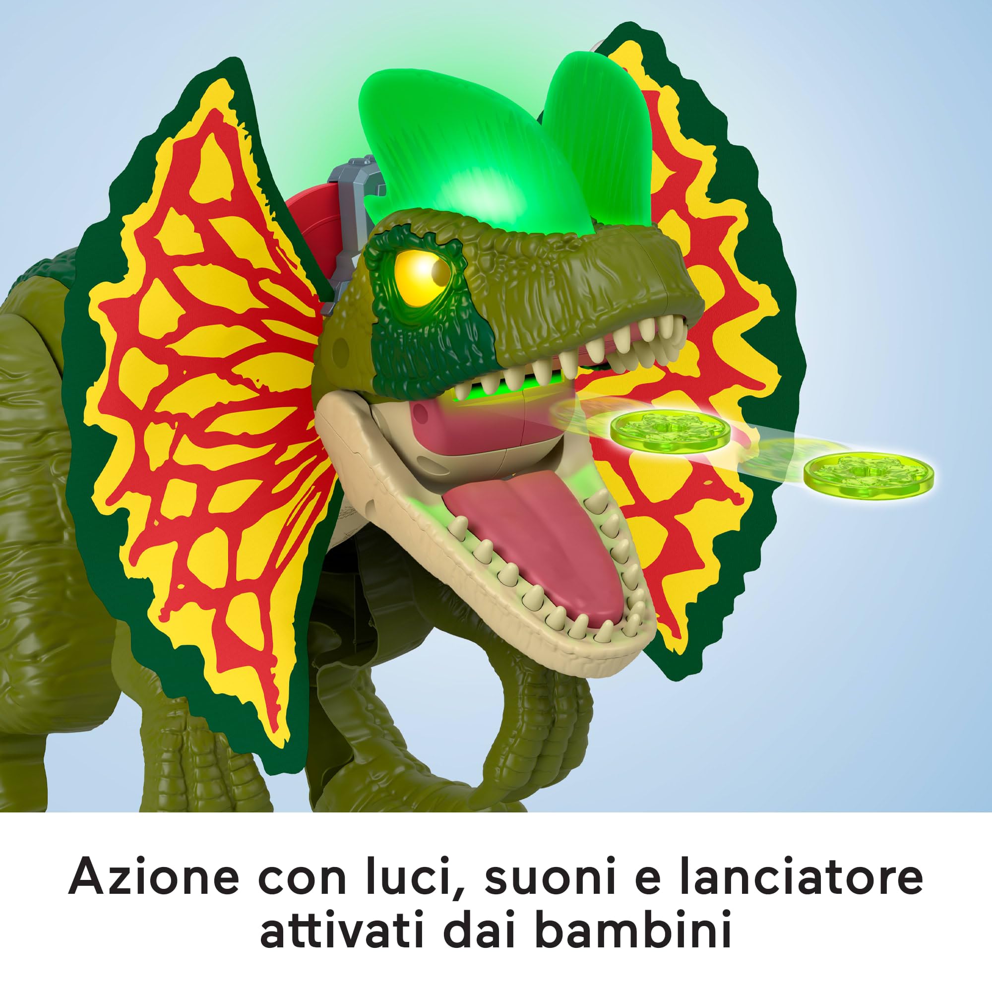 Dilofosauro Imaginext HVY16, altra immagine