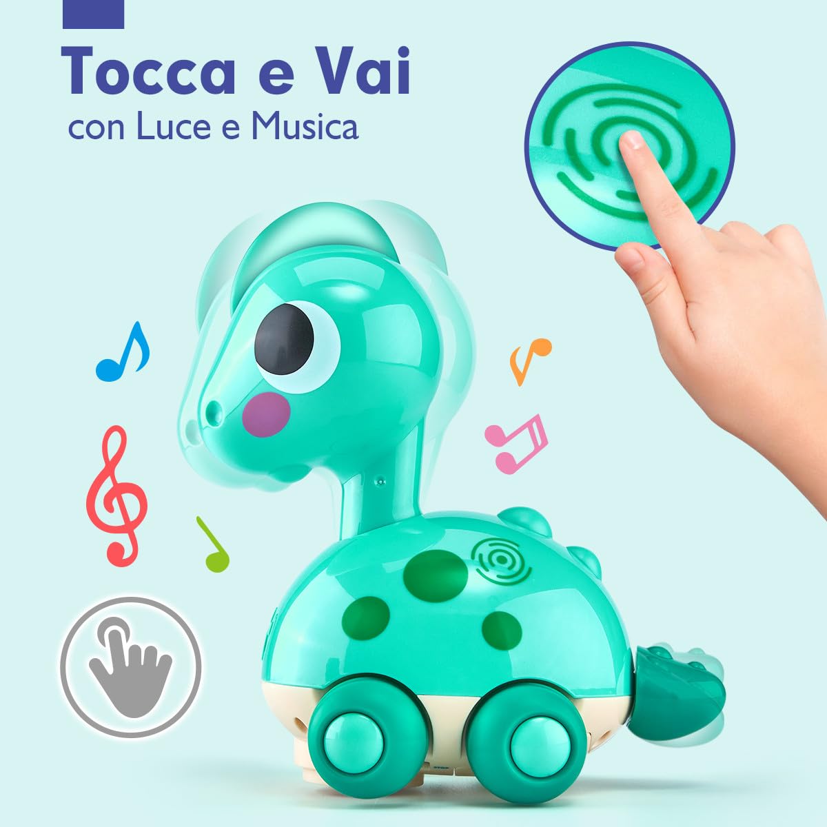 Dinosauro interattivo CubicFun, dettaglio