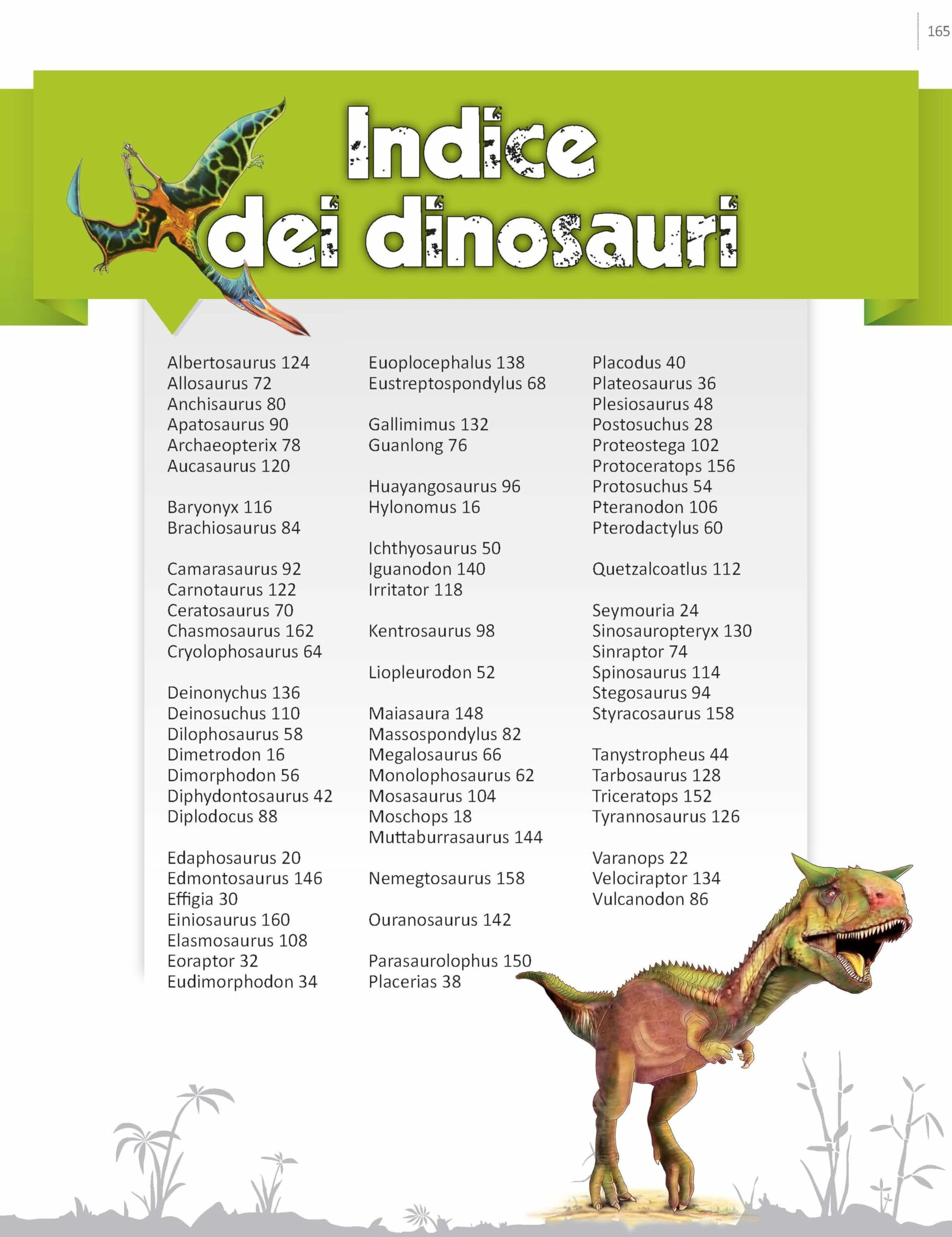 La grande enciclopedia dei dinosauri Crescere, pagine interne