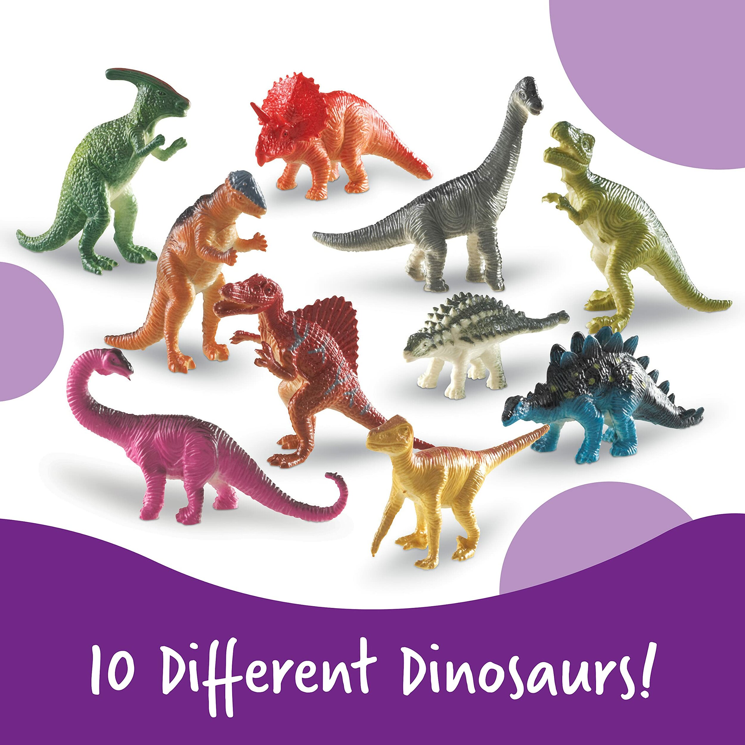 Dinosauri Learning Resources divisi per colore, altra vista