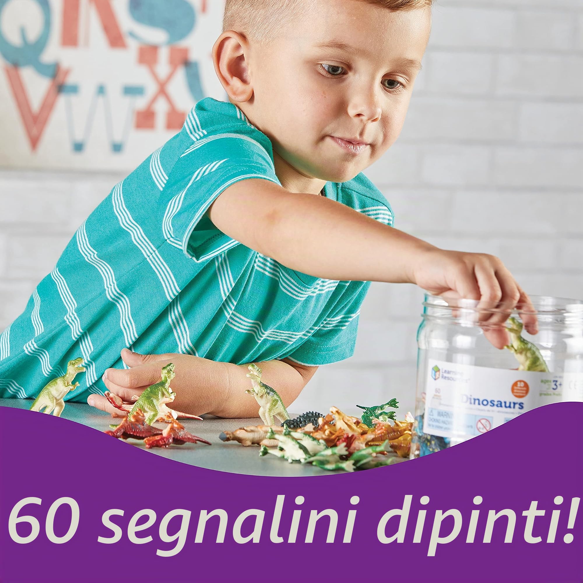 Bambino che conta i dinosauri Learning Resources, altra vista