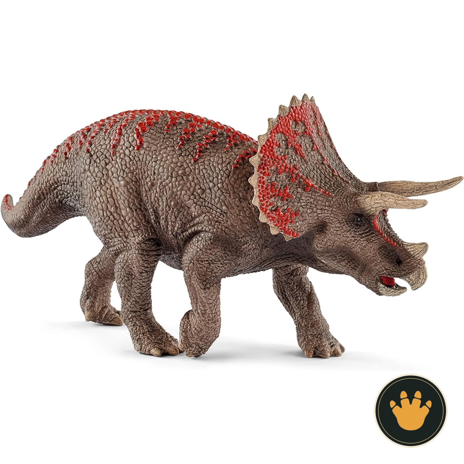 Triceratopo Schleich 15000 con tre corna e collare osseo