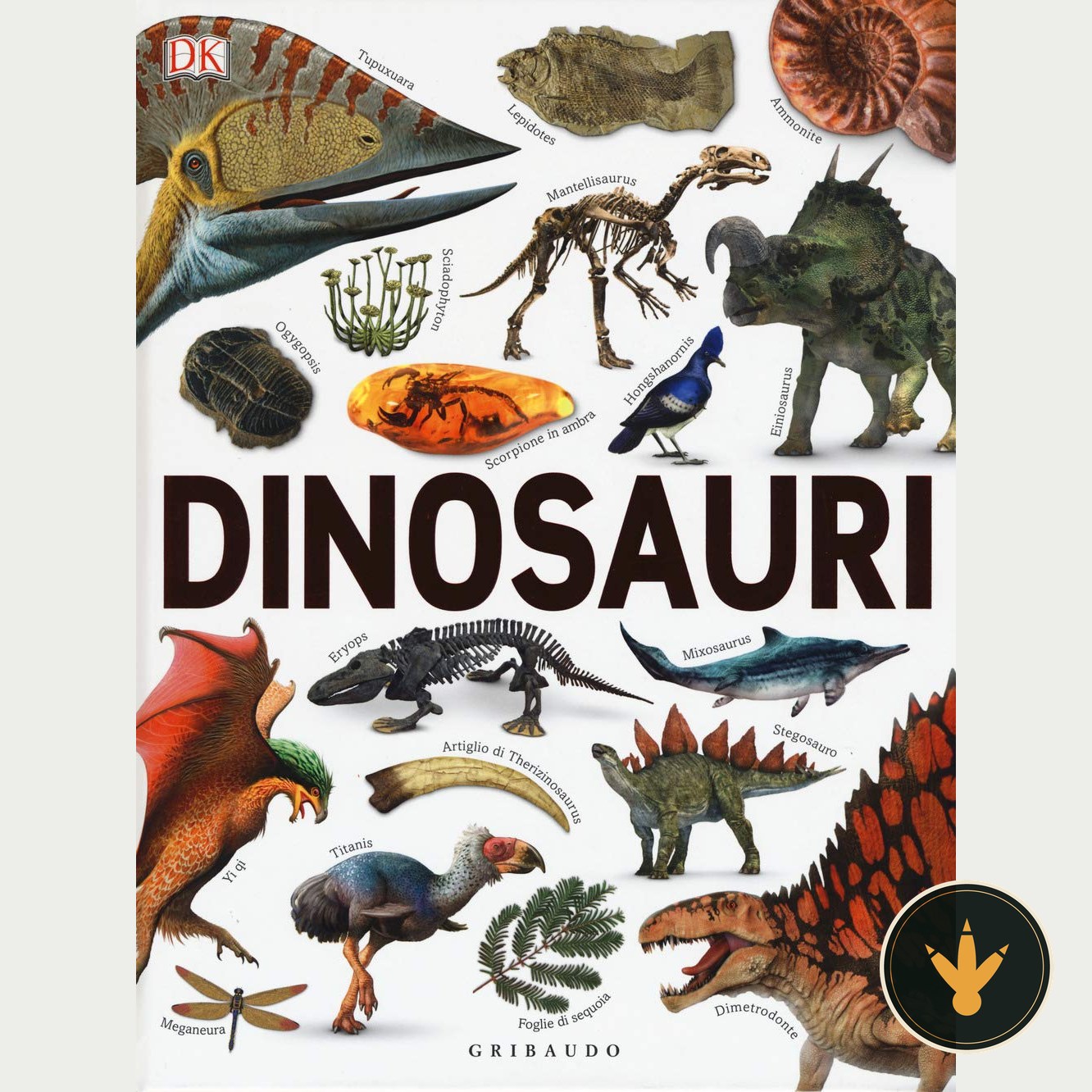 Copertina del libro DK Dinosauri di John Woodward