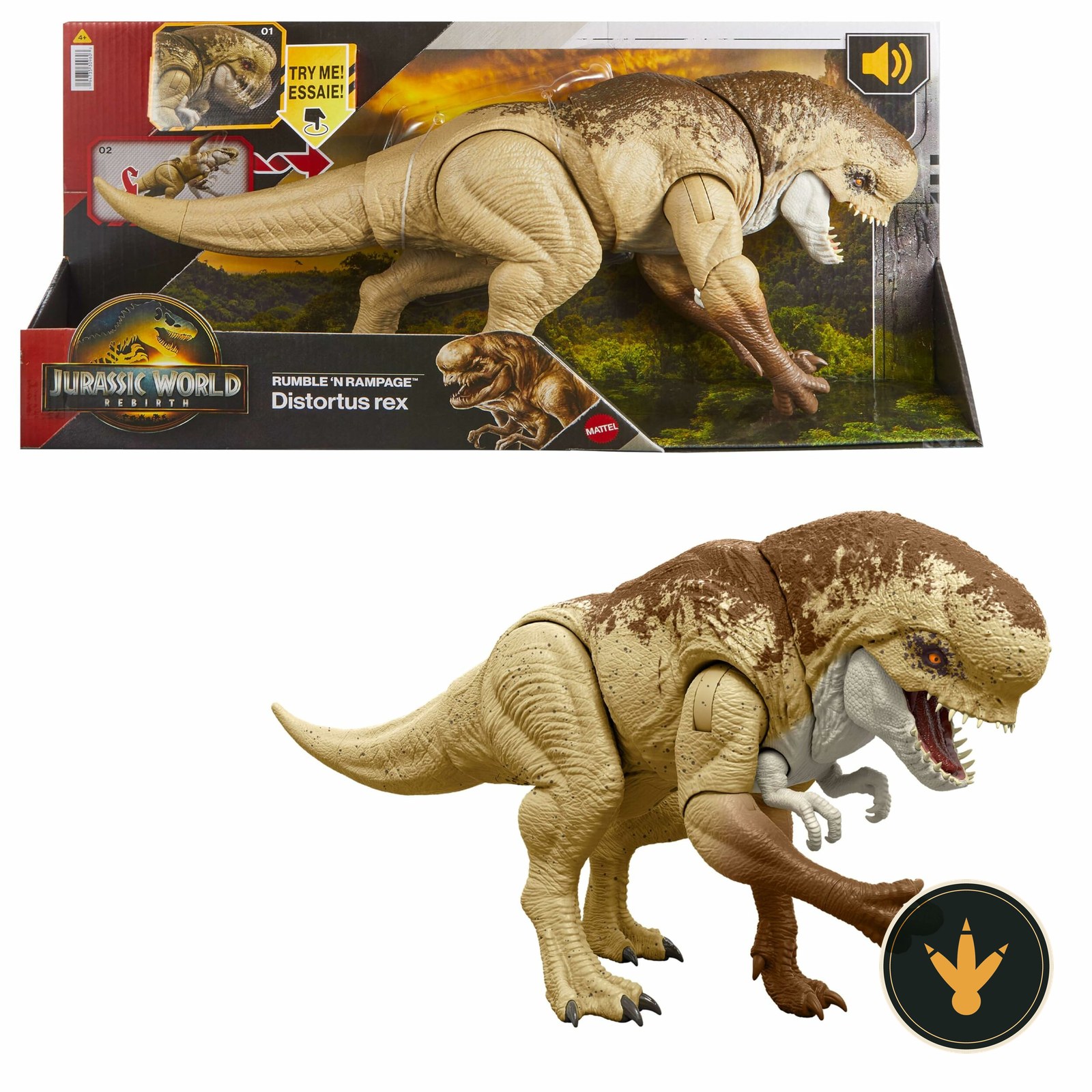 Distortus Rex Mattel JJP79 di Jurassic World La Rinascita