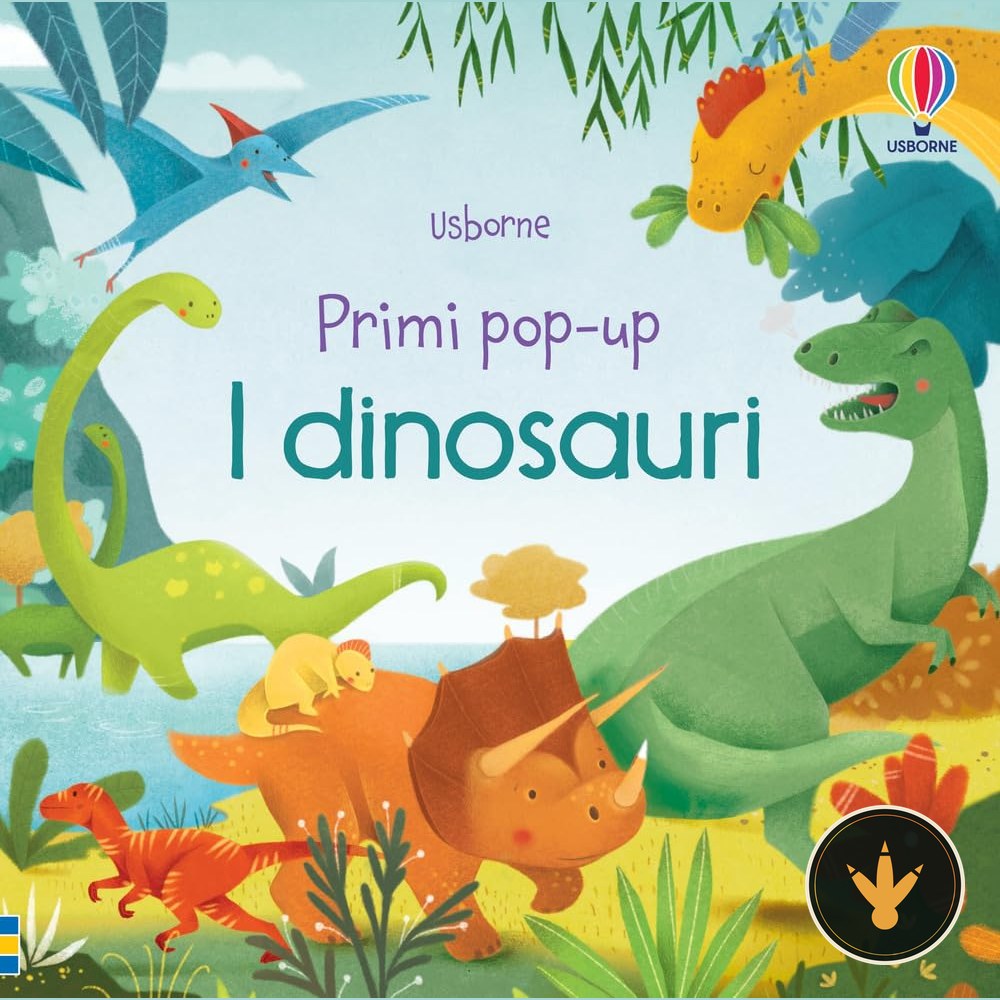 Copertina del libro Usborne Primi pop-up I dinosauri