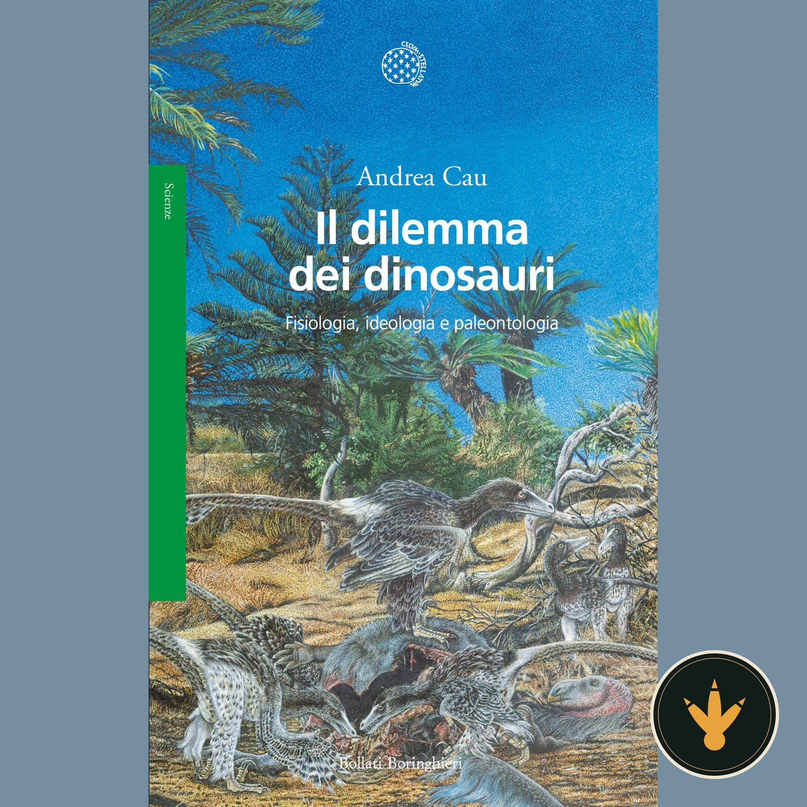 Copertina del saggio Il dilemma dei dinosauri, Bollati Boringhieri