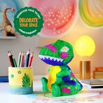 Lampada dinosauro da dipingere, altra vista