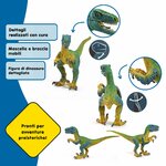 Velociraptor Schleich 14585, dettaglio delle braccia mobili
