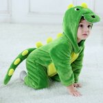 Costume dinosauro verde LOLANTA, altra vista