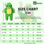 Costume dinosauro verde LOLANTA, altra vista