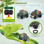 Auto elettrica con luci della pista Mini Tudou, dettaglio