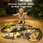 Tunnel a forma di dinosauro della pista TUMAMA, dettaglio