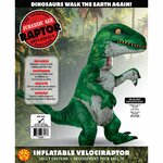 Costume gonfiabile Velociraptor Rubies, altra vista