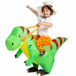 Costume gonfiabile T-Rex cavalcato Spooktacular, dettaglio