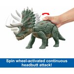 Triceratopo Predatori Giganti Mattel HTK79, dettaglio