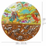 Puzzle rotondo Boppi Dinosauri, altra vista