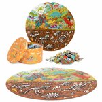 Puzzle rotondo Boppi Dinosauri, dettaglio dellillustrazione
