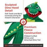 Costume da dinosauro Morph per adulti, dettaglio