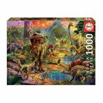 Puzzle Educa Terra di dinosauri, dettaglio dei pezzi