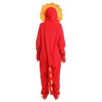 Kigurumi Triceratopo rosso dressfan, altra vista