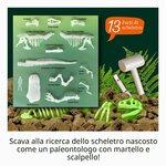Ossa di T-Rex estratte dal gesso, dettaglio