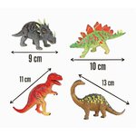 Quattro dinosauri ricomposti dalluovo Buki, dettaglio