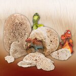 Dinosauro estratto da un uovo Science4you, dettaglio