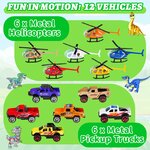Veicoli in metallo inclusi nel set DINSUMRUG