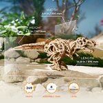Meccanismo a molla del T-Rex Ugears, dettaglio