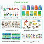 Mini dinosauri e portachiavi del set Liangding