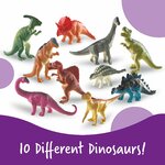 Dinosauri Learning Resources divisi per colore, altra vista