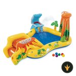 Piscina gonfiabile Intex Playground Dinosauri con scivolo a vulcano
