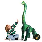 Brachiosauro gonfiabile JOYIN verde alto 129 cm