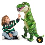 T-Rex gonfiabile JOYIN verde alto 94 cm a bocca aperta