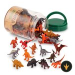 Tubo Terra by Battat con 60 mini dinosauri colorati