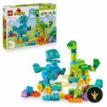 LEGO DUPLO Dinosauri su ruote 3 in 1 10451, confezione e dinosauri montati