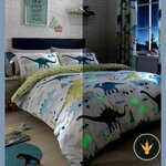 Copripiumino dinosauri Bedlam Dino con dinosauri verdi