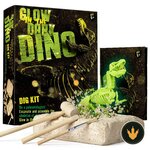 Kit scavo Dr. Daz con blocco e scheletro di T-Rex luminoso