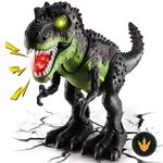 T-Rex TOEY PLAY da 47 cm con occhi verdi e lingua rossa accesi