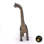 Brachiosauro Papo 55030 dipinto a mano, di profilo con il collo alzato