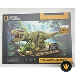 Scheletro di T-Rex CubicFun montato su supporto con targhetta