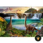 Carta da parati dinosauri Runa Art in una cameretta