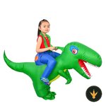 Costume gonfiabile dinosauro verde LOLANTA con aculei per bambino