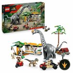 LEGO Jurassic World Alla ricerca del Raptor e del Titanosauro 76973, confezione e set
