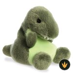 Peluche T-Rex verde Aurora Palm Pals da 13 cm