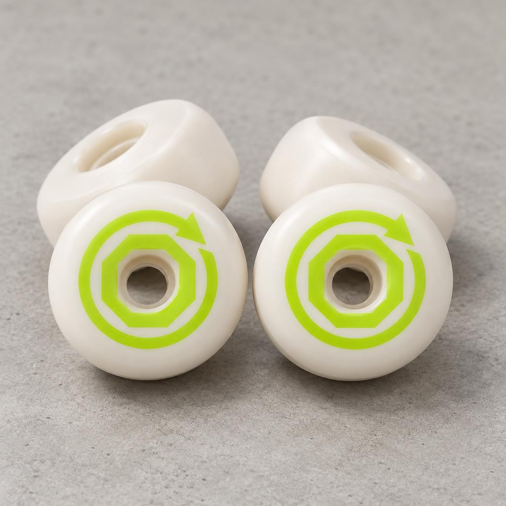 Jeu de quatre roues de skate craie 52 mm