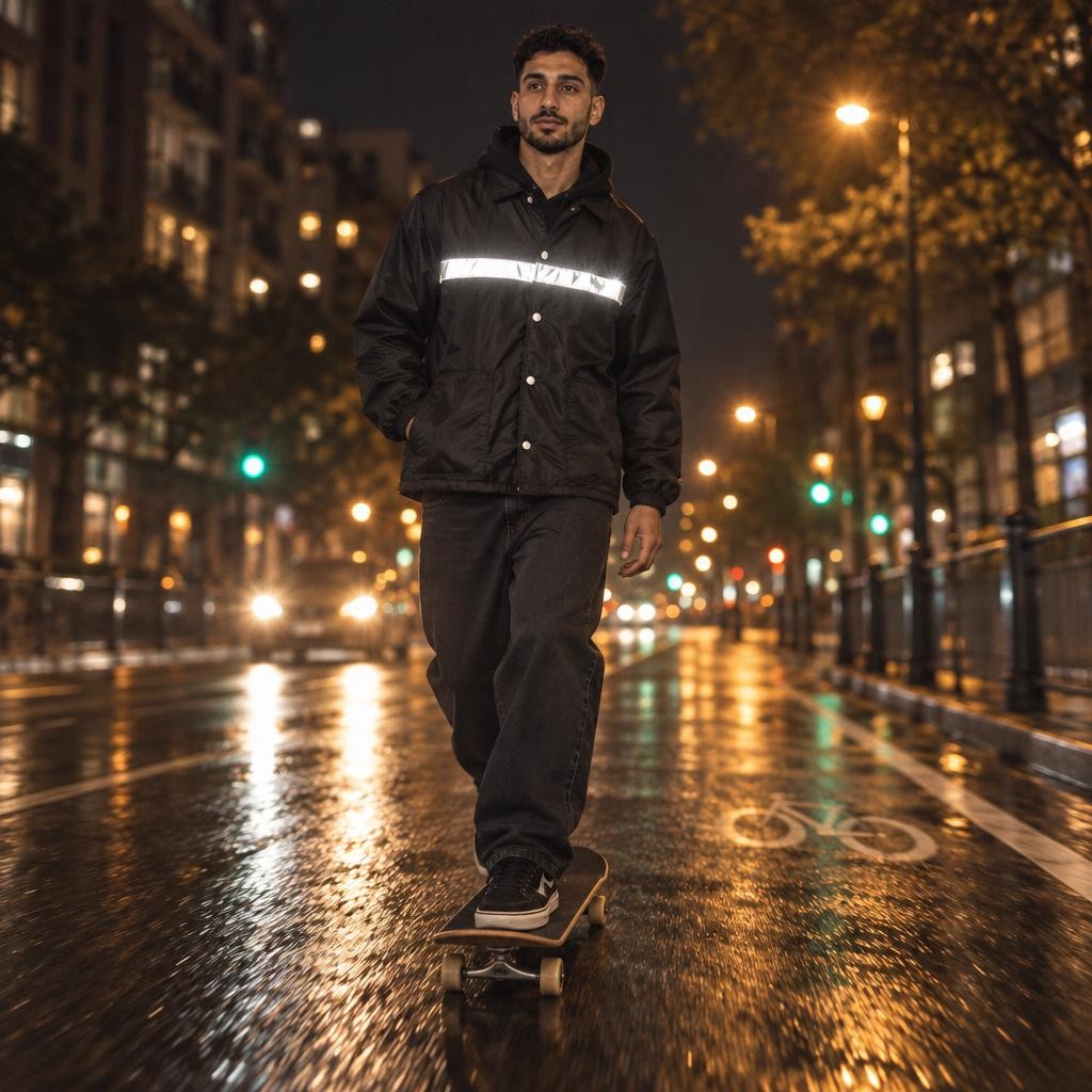Veste coach Halogène
