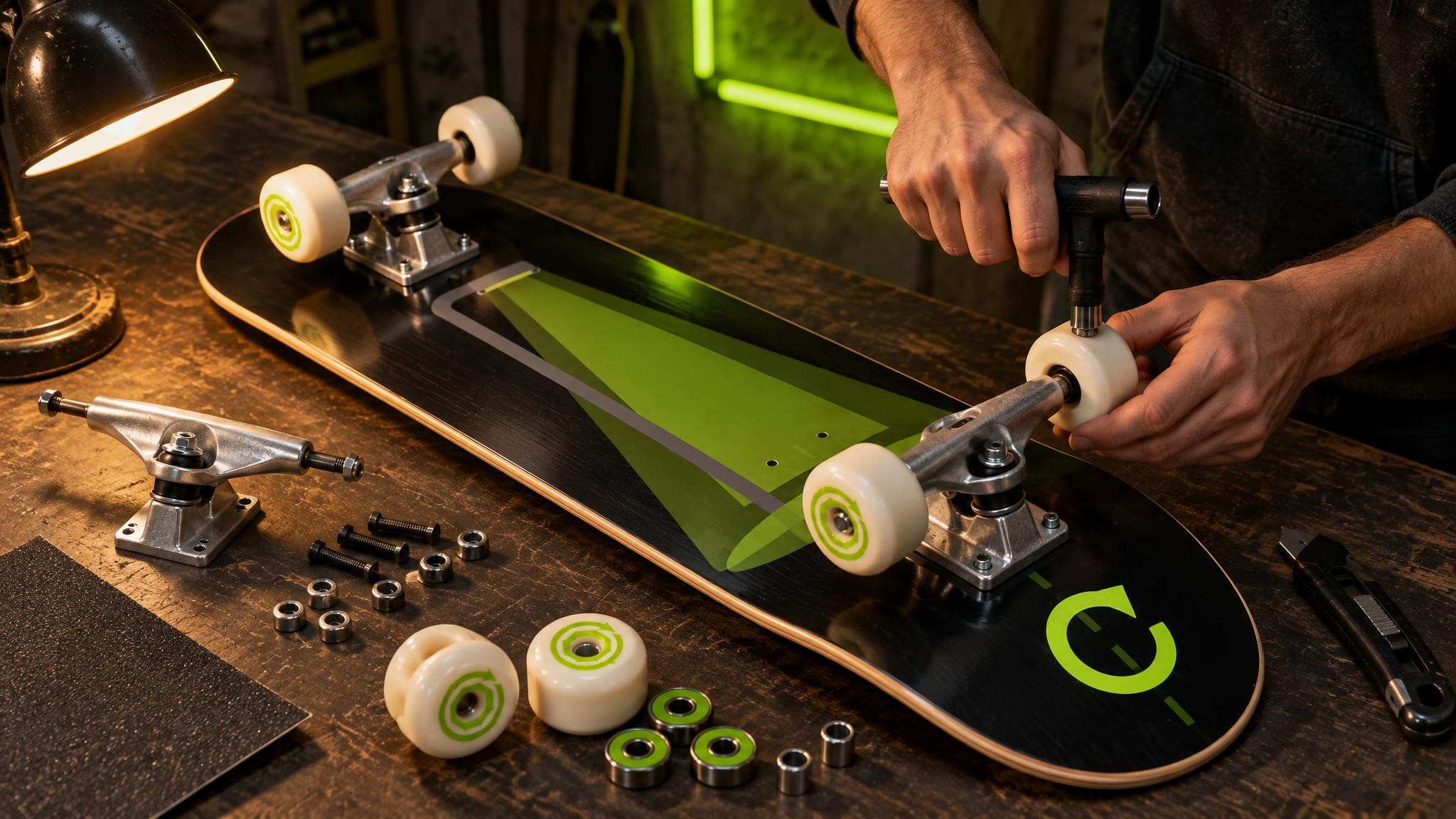 Monter son skate soi-même : grip, trucks, roues et roulements dans l'ordre